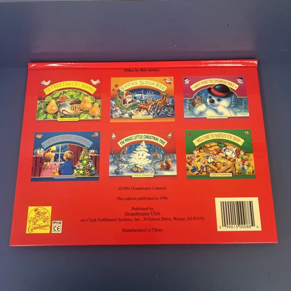 New The Twelve Days of Christmas A Pop-Up Storybook /1st Edition 1994 Hard Cover